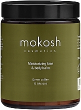 Kup Nawilżający balsam do twarzy i ciała Zielona kawa z tabaką - Mokosh Cosmetics Moisturizing Face And Body Lotion Green Coffee With Snuff