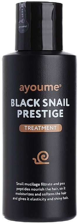 Balsam do włosów z mucyną ślimaka - Ayoume Black Snail Prestige Treatment — фото N1