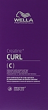Zestaw do trwałej ondulacji włosów farbowanych i wrażliwych - Wella Professionals Creatine+ Curl (h/lot/75ml + h/neutr/100ml + treatm/30ml) — Zdjęcie N2