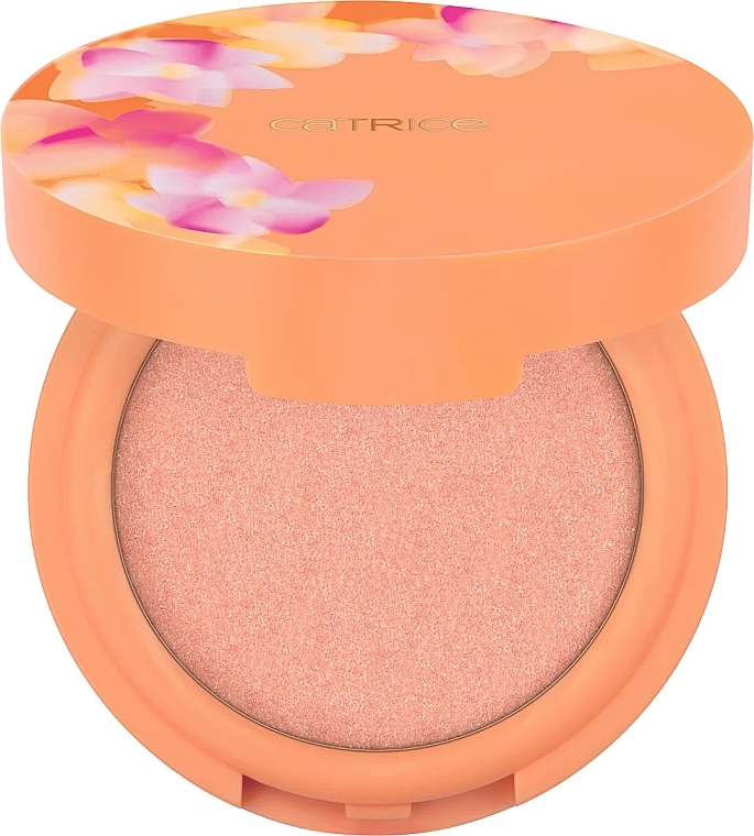 Kremowy rozświetlacz do twarzy - Catrice Seeking Flowers Powder Finish Cream Highlighter — Zdjęcie N1