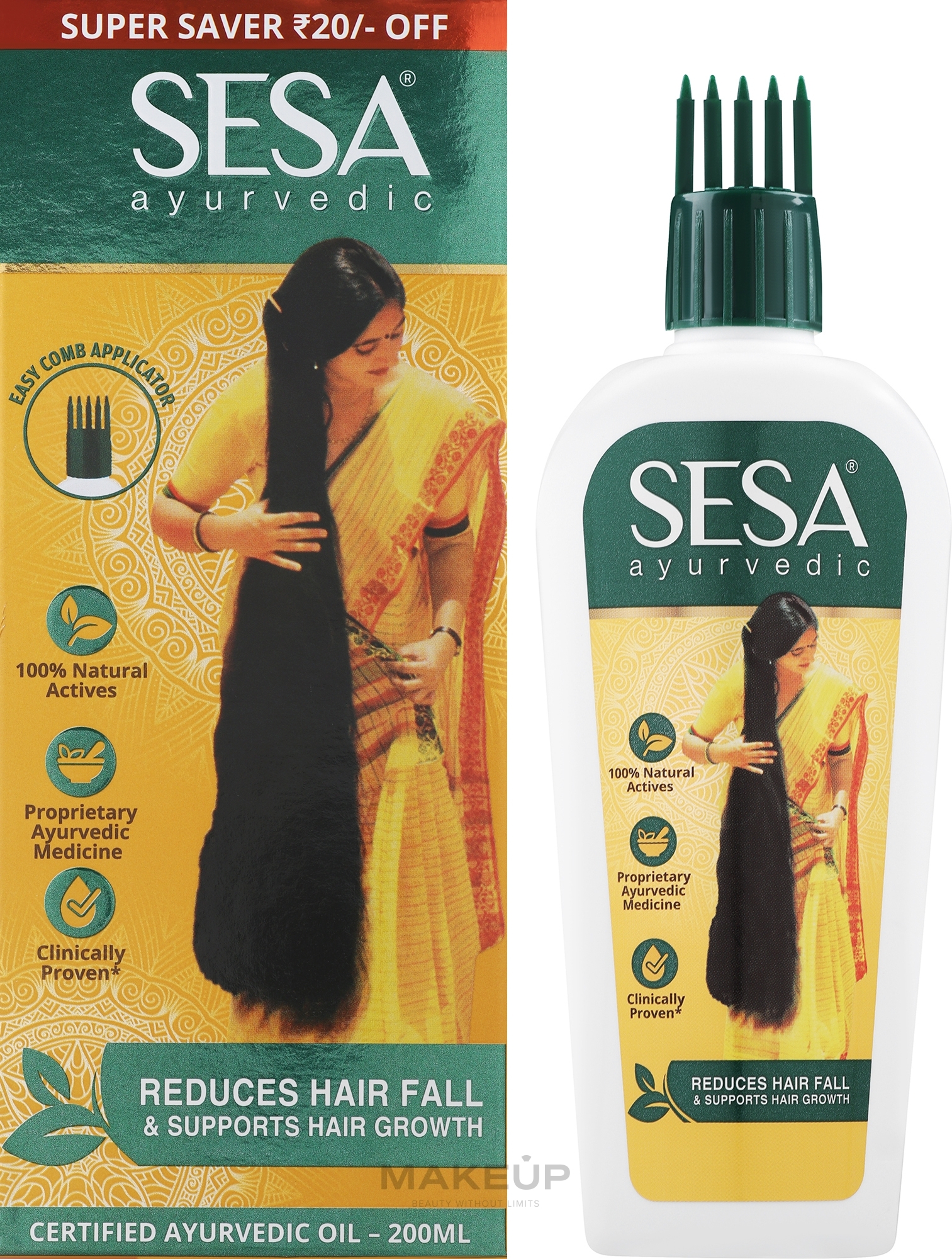 Olejek do włosów - Sesa Herbal Hair Oil — Zdjęcie 200 ml