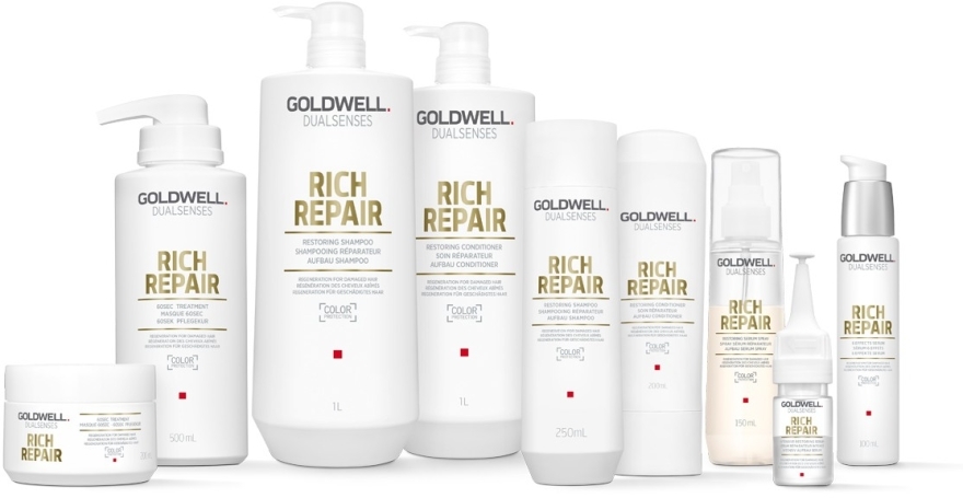 Intensywnie odbudowujące serum do włosów - Goldwell Dualsenses Rich Repair Intensive Restoring Serum — Zdjęcie N3
