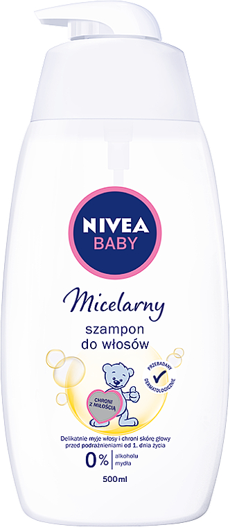Delikatny szampon micelarny dla dzieci - NIVEA BABY Micellar Mild Shampoo — Zdjęcie N1