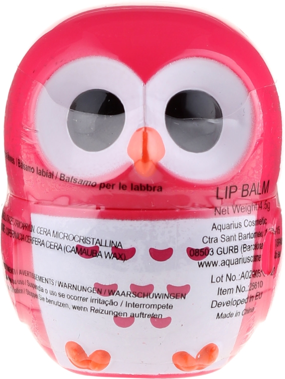 Balsam do ust Sowa, czerwona - Martinelia Owl Lip Balm — Zdjęcie N1