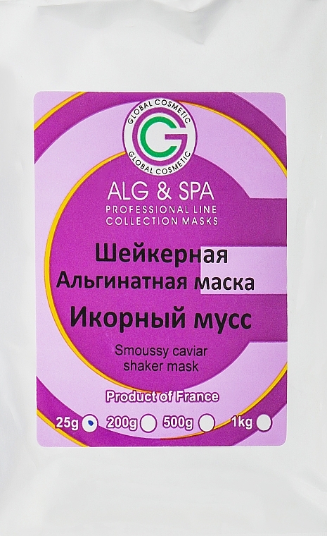 Maska alginatowa Shaker Mus kawiorowy - ALG & SPA Professional Line Collection Masks Smoussy Caviar Shaker Mask — Zdjęcie N3