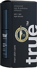 Serum pod oczy na dzień i na noc - True Men Skin Care Advanced Age & Pollution Defence Am/Pm Eye Serum — Zdjęcie N2