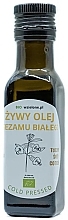 Olej z nasion białego sezamu - LOV Organic Living White Sesame Oil Cold Pressed — Zdjęcie N1