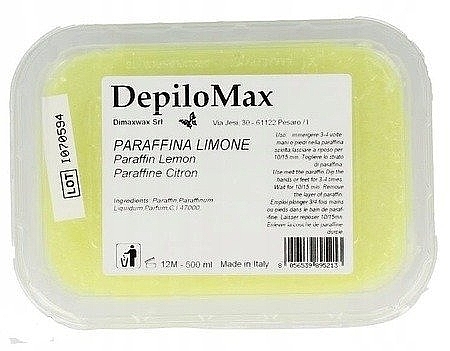 Parafina kosmetyczna Cytryna - DimaxWax DepiloMax Parafin Lemon — Zdjęcie N1