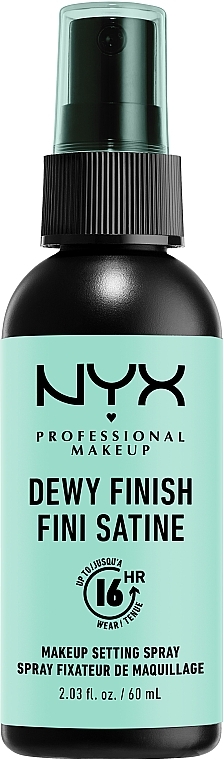 Mgiełka utrwalająca makijaż - NYX Professional Makeup Dewy Finish Long Lasting Setting Spray — Zdjęcie N4