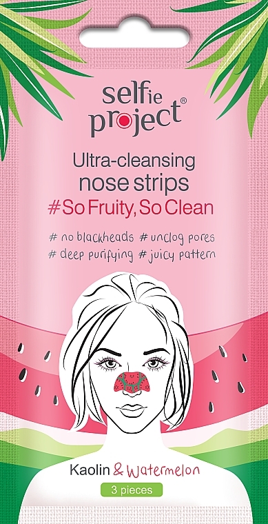 Ultraoczyszczające plastry na nos - Selfie Project So Fruity So Clean — Zdjęcie N1