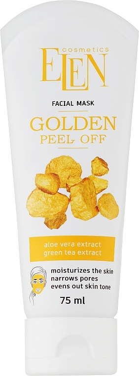 Maseczka do twarzy - Elen Cosmetics Facial Mask Golden Peel-off