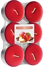 Kup Zestaw podgrzewaczy zapachowych Jabłko i cynamon - Bispol Apple Cannamon Maxi Scented Candles