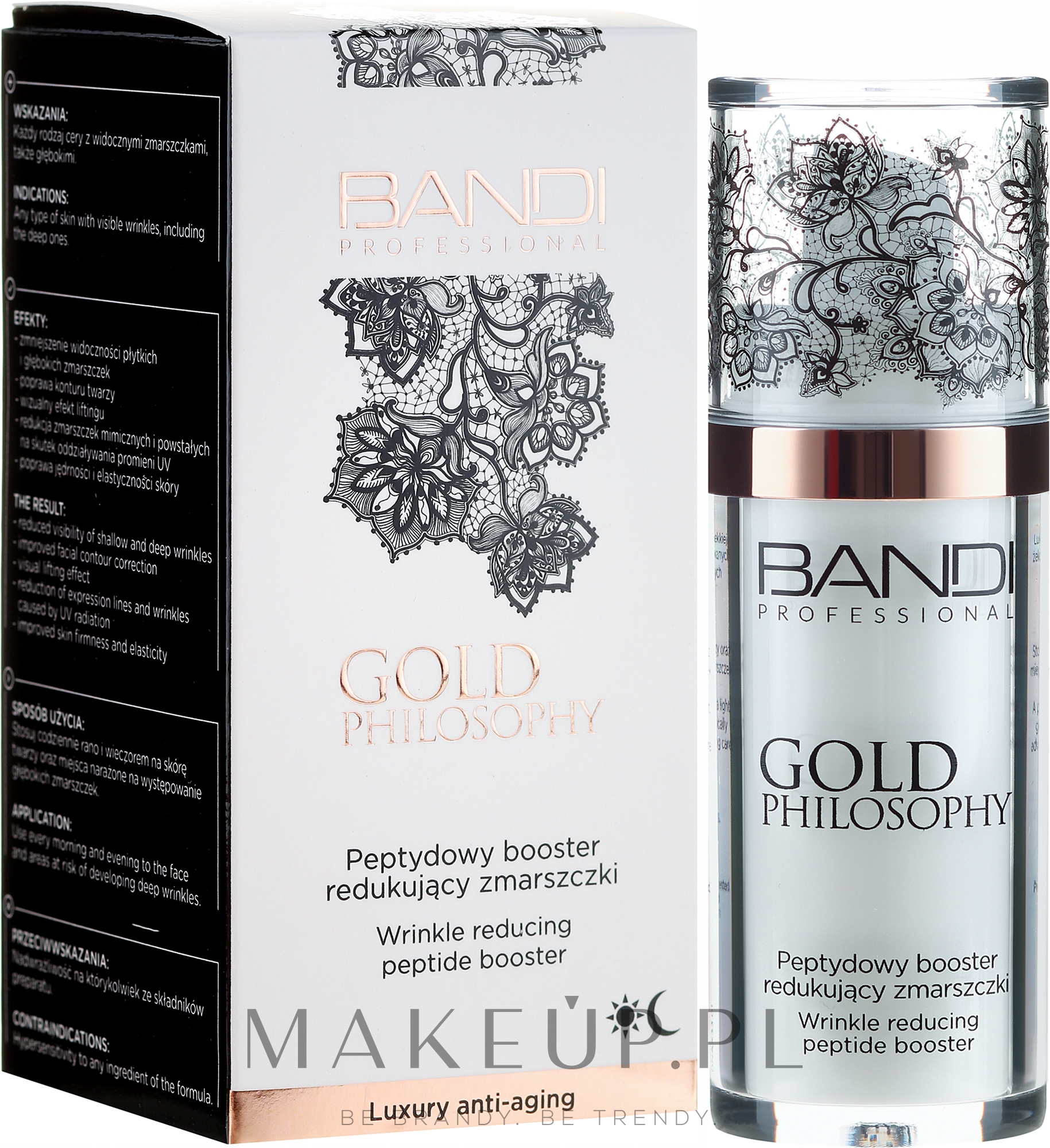 Peptydowy booster redukujący zmarszczki - Bandi Professional Gold Philosophy — Zdjęcie 30 ml