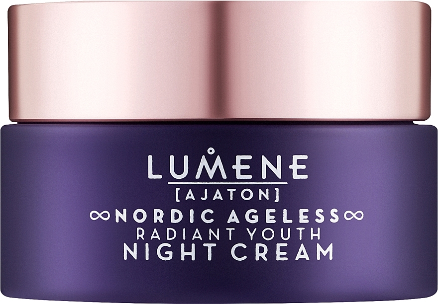 Intensywny krem przeciwstarzeniowy do twarzy na noc - Lumene Nordic Ageless [Ajaton] Radiant Youth Night Cream — Zdjęcie N1