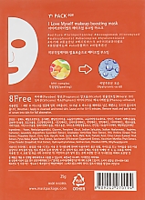 Rozświetlająca i wygładzająca maseczka z kwasami AHA - Pack Age I Love Myself MakeUp Boosting Mask — Zdjęcie N2