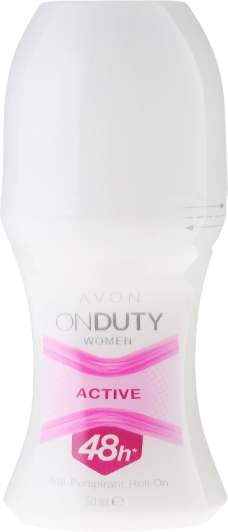 Antyperspirant w kulce - Avon On Duty Woman Active 48h Anti-Perspirant Roll-On