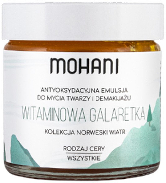 Antyoksydacyjna emulsja do mycia twarzy i demakijażu - Mohani Vitamin Jelly — Zdjęcie N1
