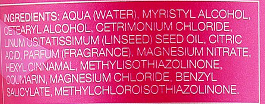 Balsam do włosów z mleczkiem migdałowym - BBcos Kristal Basic Linen Seeds Almond Milk — Zdjęcie N5