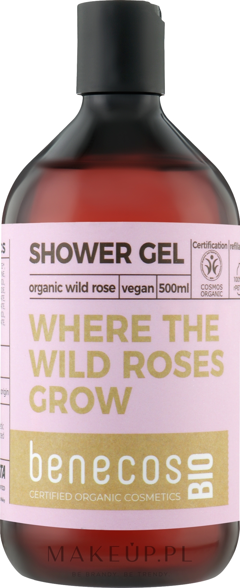 Żel pod prysznic - Benecos Shower Gel Organic Wildrose — Zdjęcie 500 ml