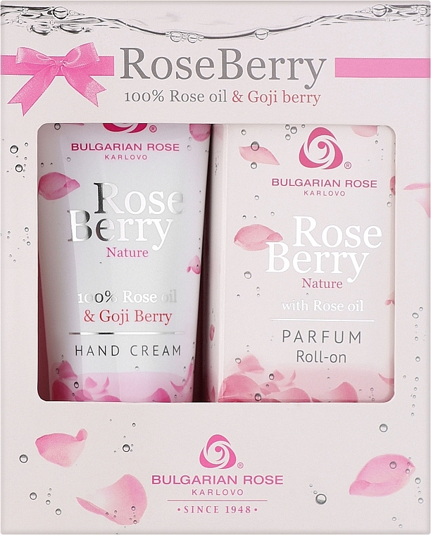 Bulgarian Rose Rose Berry - Zestaw (parf/roll/9ml + h/cr/75 ml)