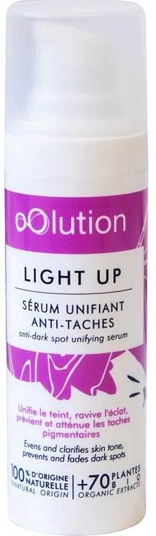 Serum na przebarwienia na twarzy - oOlution Light Up Anti-Dark Spot Unifying Serum  — Zdjęcie N1