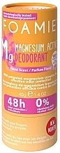 Dezodorant w sztyfcie - Foamie Magnesium Active Deodorant 48h Floral Scent  — Zdjęcie N1