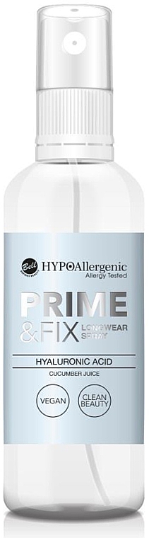 Utrwalający spray do makijażu - Bell HypoAllergenic Prime & Fix Longwear Spray