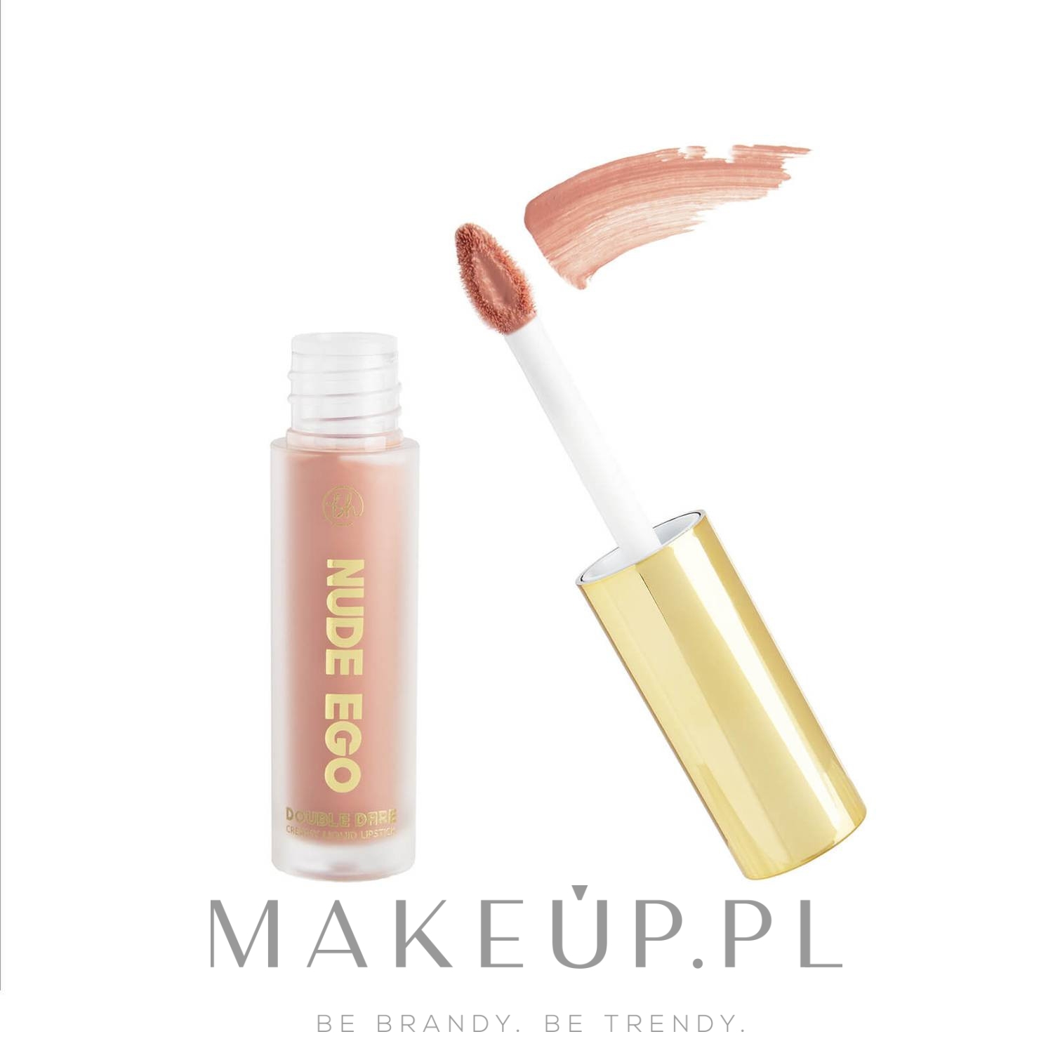Kremowa pomadka w płynie - BH Cosmetics Double Dare Creamy Liquid Lipstick — Zdjęcie Fierce