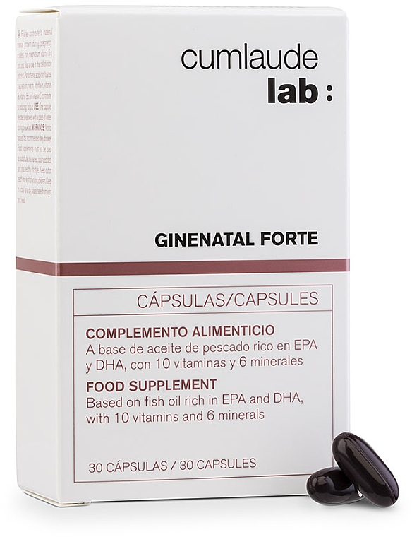 Suplement diety - Cumlaude Lab Ginenatal Forte Food Supplement Capsules — Zdjęcie N1