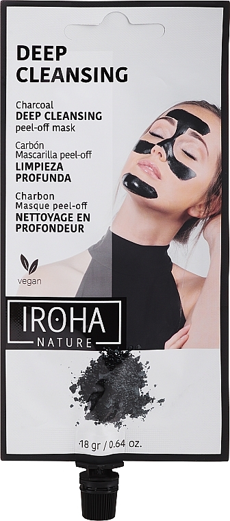 Detoksykująca maska peel-off do twarzy - Iroha Nature Detox Peel-Off Face Mask — Zdjęcie N1