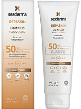 Kup Lekki przeciwsłoneczny krem do ciała - SesDerma Laboratories Repaskin Light Fluid Body Sunscreen SPF50