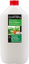 Szampon do włosów suchych i zniszczonych Aloes i migdał - Naturaphy Hair Shampoo Refill — Zdjęcie N1