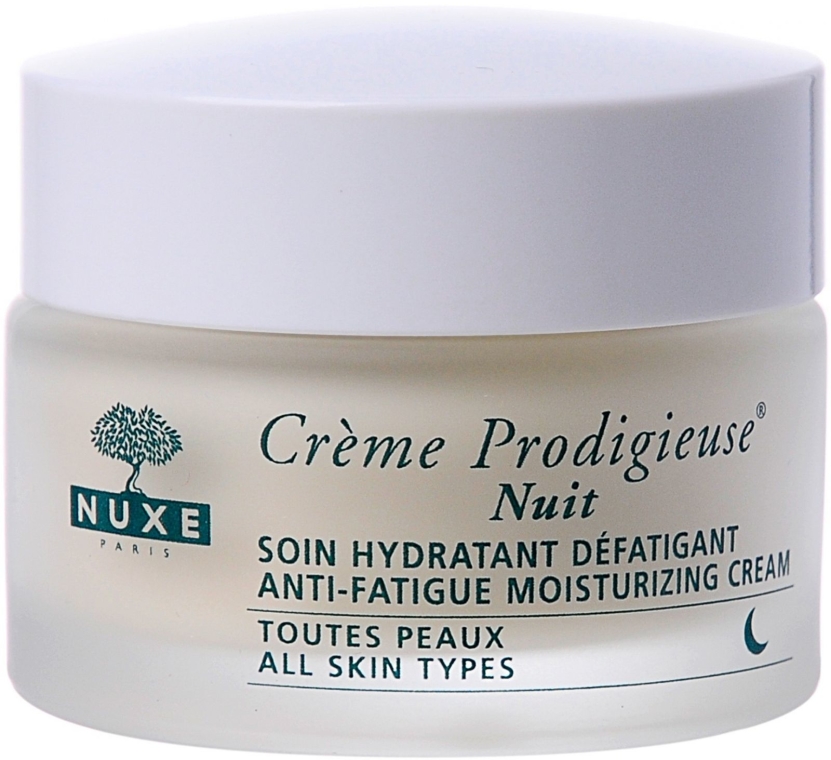 Nawilżający krem do twarzy na noc usuwający oznaki zmęczenia - Nuxe Creme Prodigieuse Night Anti-Fatigue Moisturizing Cream
