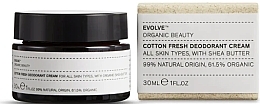 Kup Dezodorant w kremie Cotton Fresh - Evolve Beauty Deodorant Cream