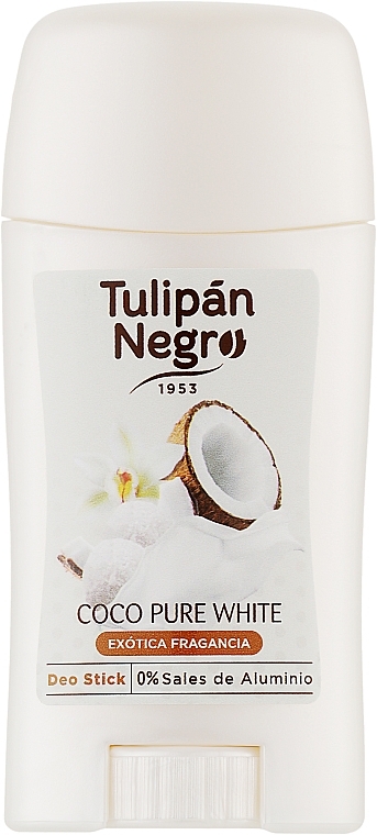 Dezodorant w sztyfcie Biały Kokos - Tulipan Negro Deo Stick
