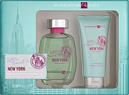 Mandarina Duck Let's Travel To New York For Woman - Zestaw (edt 100 ml + sh/gel 100 ml) — Zdjęcie N1