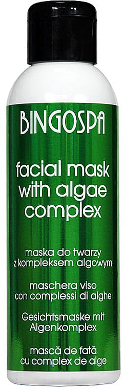 Maska do twarzy Kompleks algowy - BingoSpa Cleansing Moisturizing Mask — фото N1