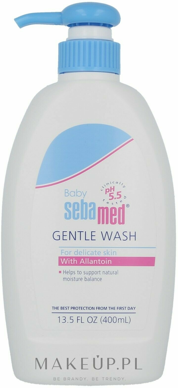 Oczyszczająca emulsja dla dzieci - Sebamed Extra Soft Ph 5.5 Baby Wash — Zdjęcie 400 ml