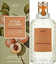 Maurer & Wirtz 4711 Acqua Colonia White Peach & Coriander - Woda kolońska — Zdjęcie N4