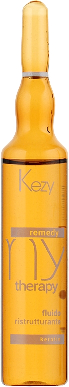 Ampułki rewitalizujące z proteinami do włosów - Kezy Remedy Restructuring Essence — Zdjęcie N1