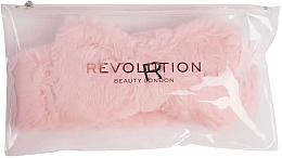 Opaska kosmetyczna, różowa - Revolution Skincare Light Pink Headband — Zdjęcie N3