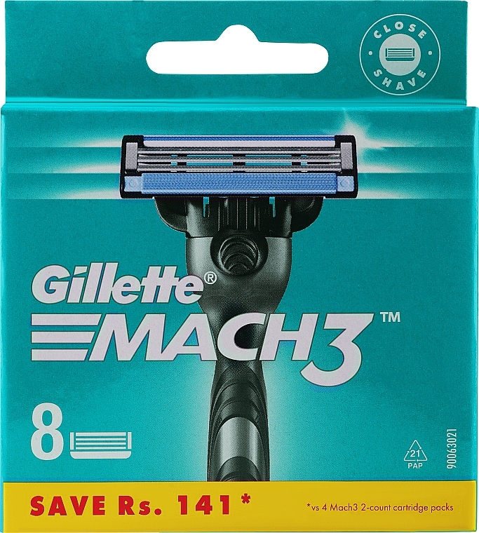 Wymienne wkłady do maszynki, 8 szt. - Gillette Mach3 — Zdjęcie N1