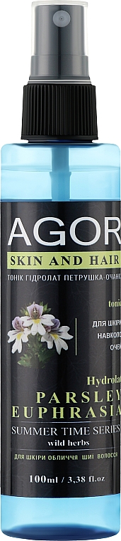 Hydrolat pietruszkowy do twarzy i ciała - Agor Summer Time Skin And Hair Tonic — Zdjęcie N1