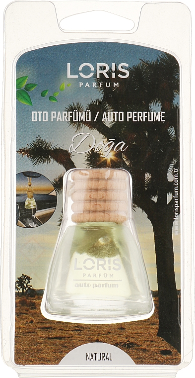 Zawieszka zapachowa do samochodu Naturalny - Loris Parfum — Zdjęcie N1