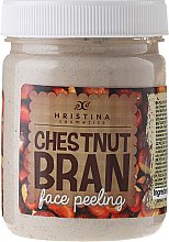 Kup Naturalny peeling do twarzy Zmielone kasztany - Hristina Cosmetics Chestnut Bran Face Peeling