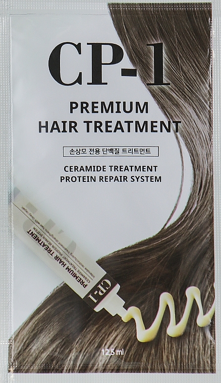 Głęboko odżywcza maska proteinowa do włosów - Esthetic House CP-1 Premium Hair Treatment (próbka) — Zdjęcie N1