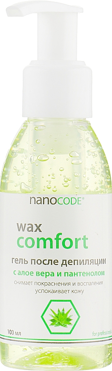 Żel po depilacji z aloesem i pantenolem - NanoCode Wax Comfort Gel
