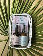 Zestaw - Flagolie Travel Set (b/oil/100ml + ser/100ml + bag/1pc) — Zdjęcie N2