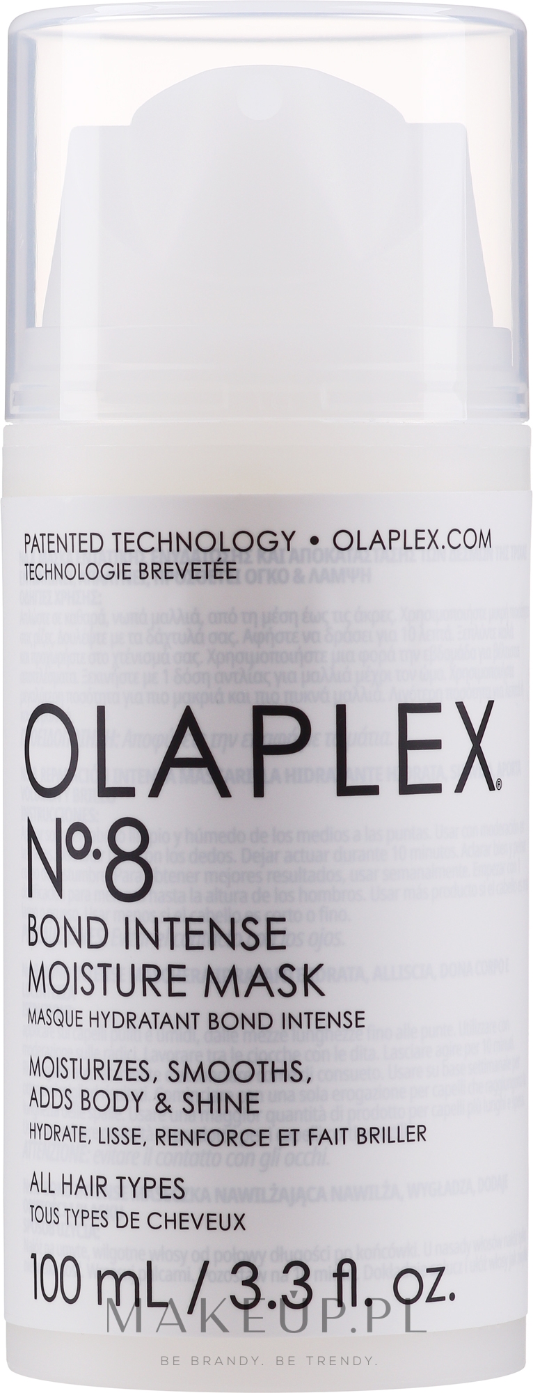 Intensywnie nawilżająca maska odbudowująca strukturę włosów - Olaplex №8 Bond Intense Moisture Mask — Zdjęcie 100 ml
