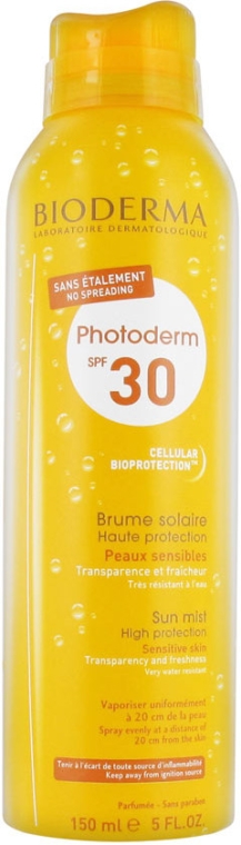 Przeciwsłoneczny krem w sprayu do ciała - Bioderma Photoderm Sun Mist SPF 30 — Zdjęcie N1